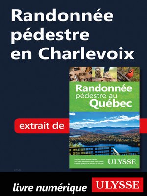 cover image of Randonnée pédestre en Charlevoix